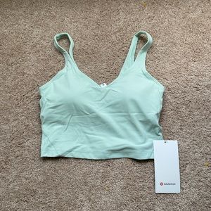 NWT lululemon align tank size 8 delicate mint